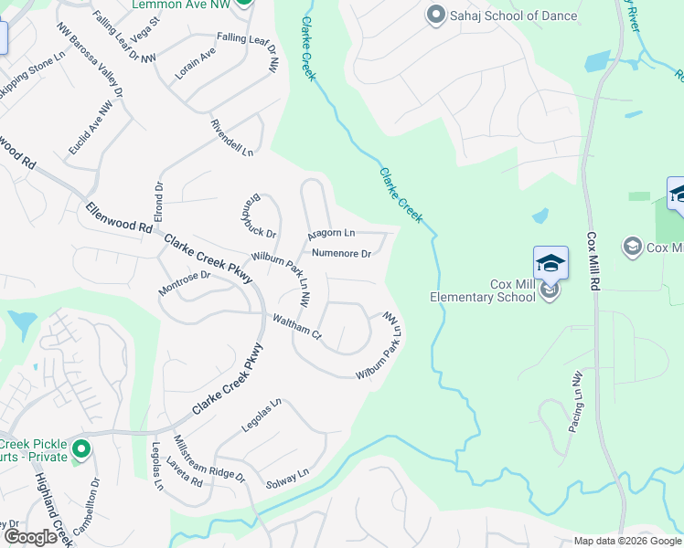 map of restaurants, bars, coffee shops, grocery stores, and more near 10079 Paisley Drive in Charlotte