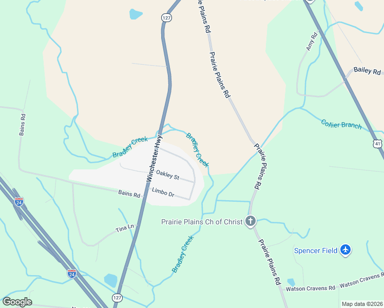 map of restaurants, bars, coffee shops, grocery stores, and more near 155 Limbo Drive in Hillsboro