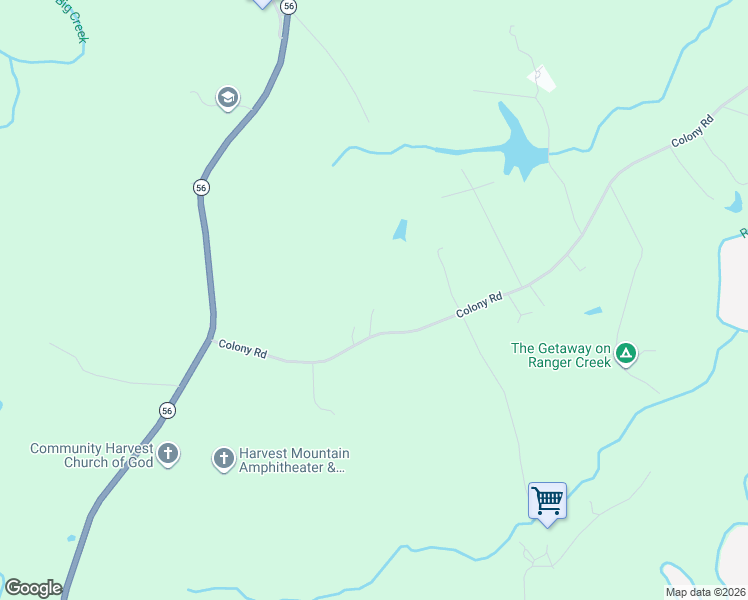 map of restaurants, bars, coffee shops, grocery stores, and more near 409 Colony Road in Coalmont