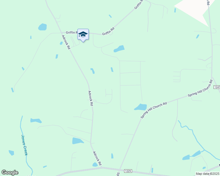 map of restaurants, bars, coffee shops, grocery stores, and more near 1765 Adcock Road in Lillington