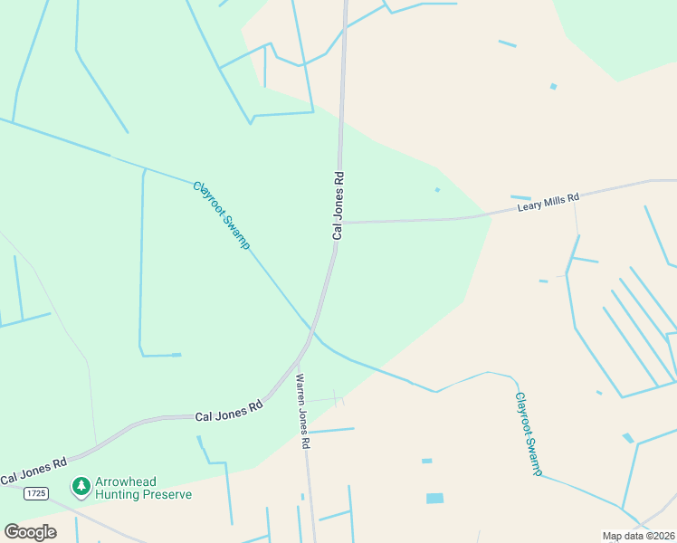 map of restaurants, bars, coffee shops, grocery stores, and more near 5207 Cal Jones Rd in Vanceboro