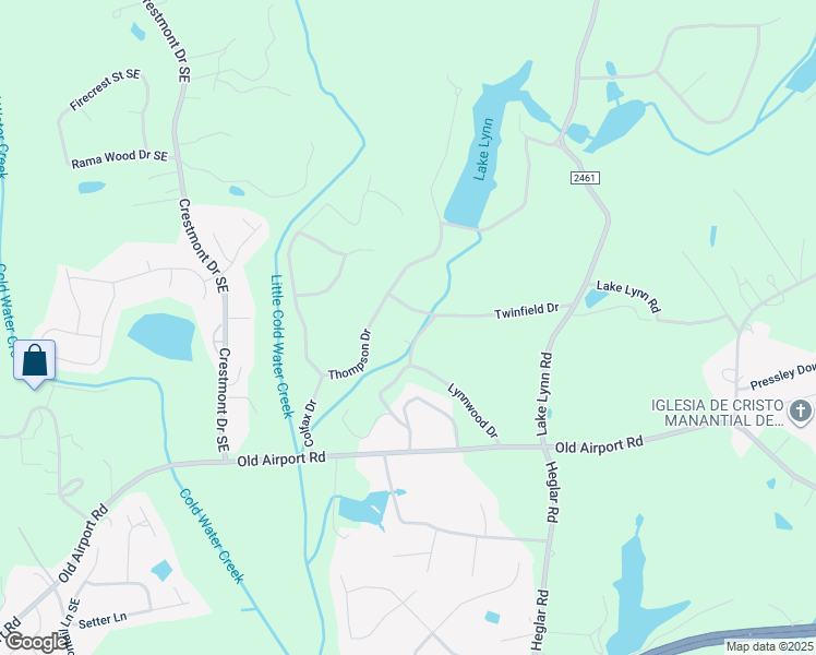 map of restaurants, bars, coffee shops, grocery stores, and more near Banbury Lane in Concord
