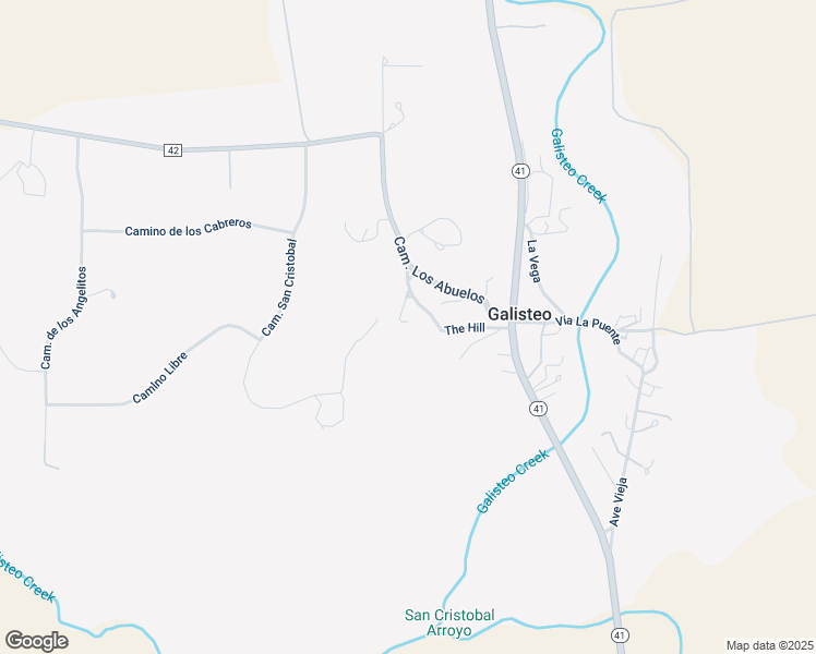 map of restaurants, bars, coffee shops, grocery stores, and more near 6 Tobias Lane in Galisteo