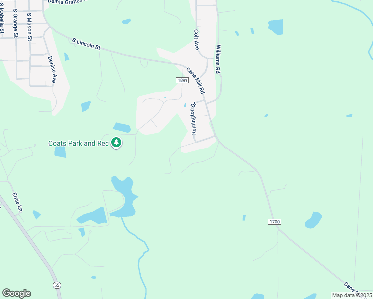 map of restaurants, bars, coffee shops, grocery stores, and more near 151 Winchester Avenue in Coats
