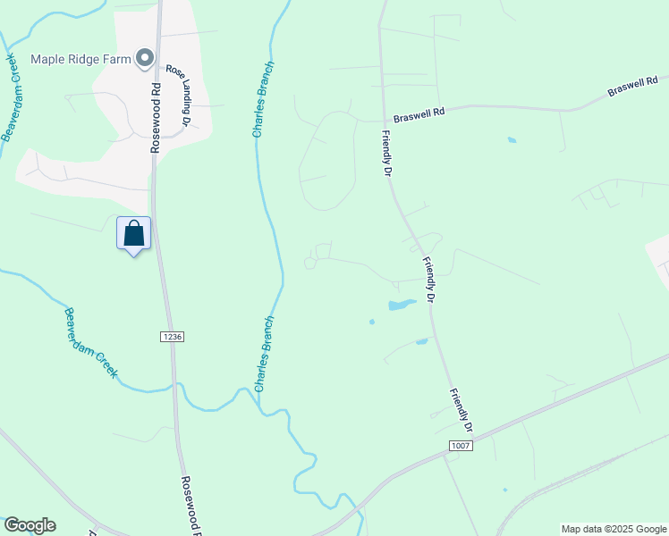 map of restaurants, bars, coffee shops, grocery stores, and more near 204 Perkins Street in Goldsboro