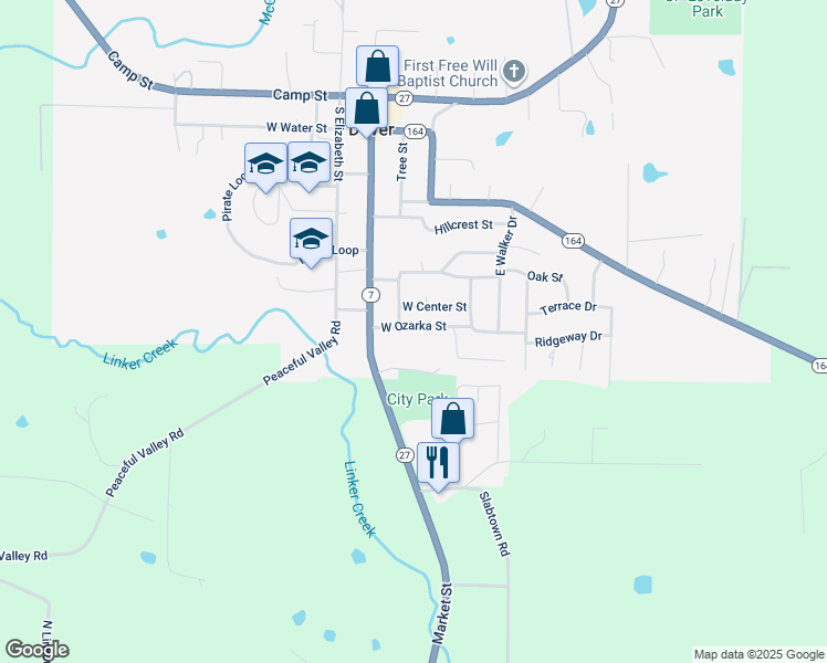 map of restaurants, bars, coffee shops, grocery stores, and more near 98 Utley Drive in Dover