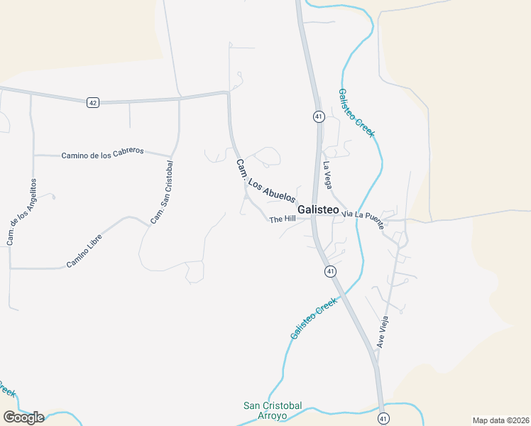 map of restaurants, bars, coffee shops, grocery stores, and more near 19 The Hill in Galisteo