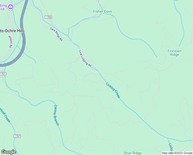 map of restaurants, bars, coffee shops, grocery stores, and more near 36 Double Top Trail in Sylva