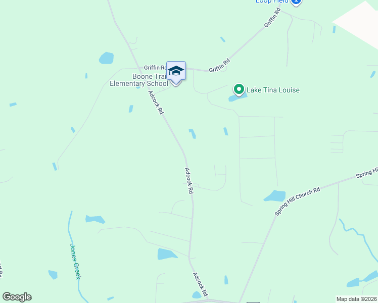 map of restaurants, bars, coffee shops, grocery stores, and more near 1731 Adcock Road in Lillington