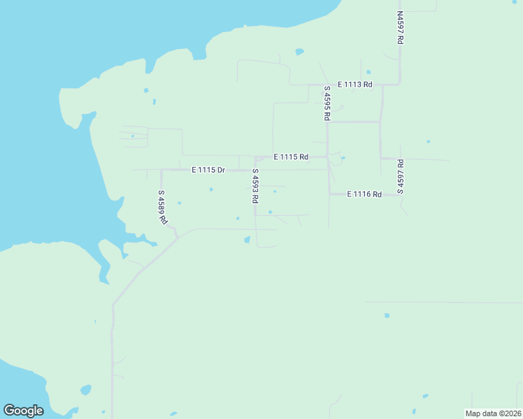 map of restaurants, bars, coffee shops, grocery stores, and more near 111645 South 4593 Road in Sallisaw