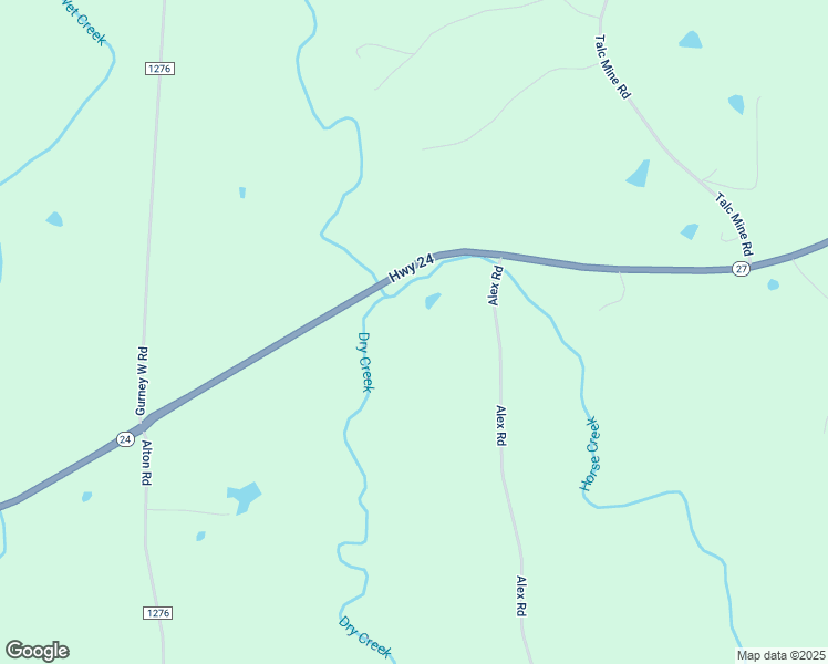 map of restaurants, bars, coffee shops, grocery stores, and more near 144 Alex Road in Eagle Springs