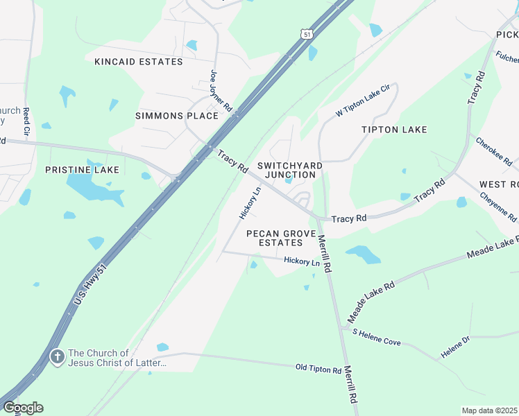 map of restaurants, bars, coffee shops, grocery stores, and more near 134 Hickory Lane in Millington