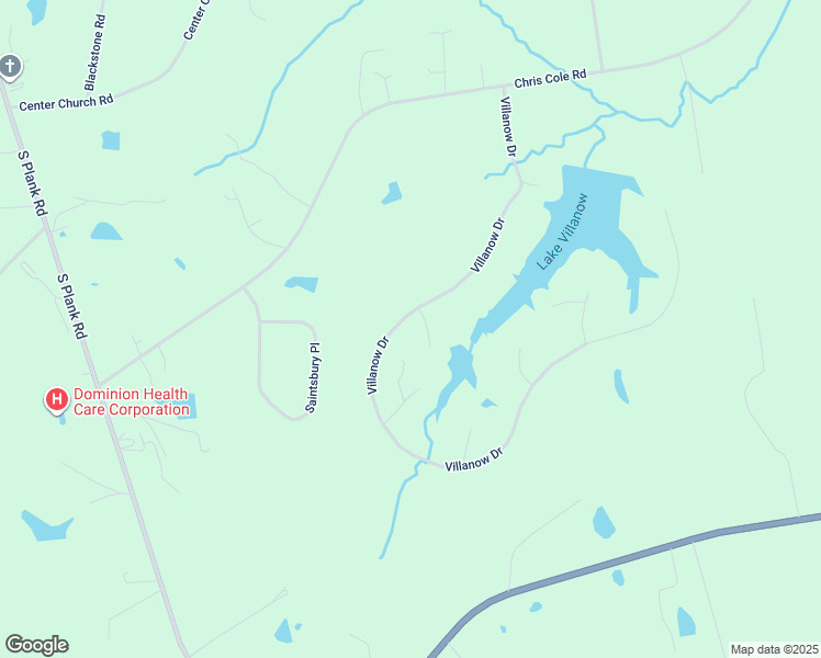 map of restaurants, bars, coffee shops, grocery stores, and more near 7501 Villanow Drive in Sanford