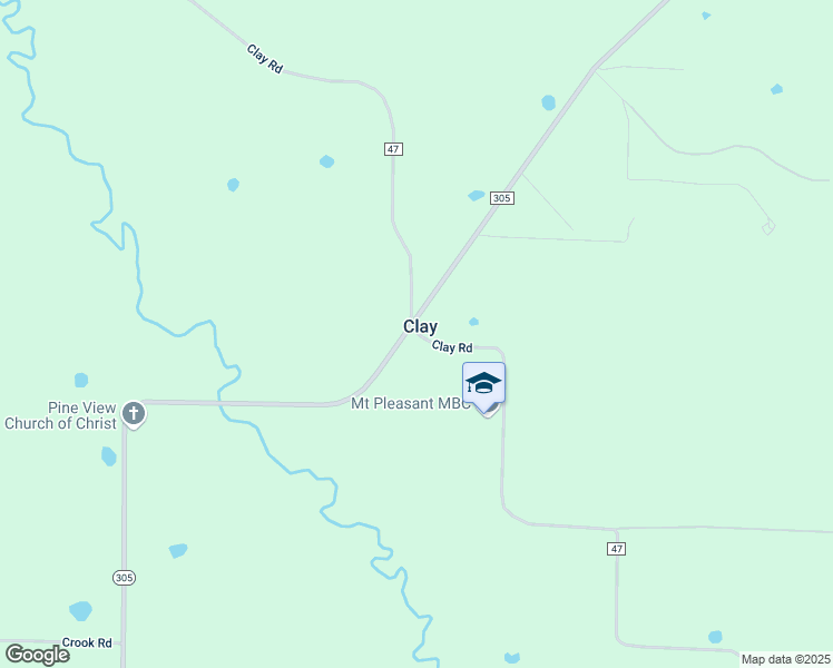 map of restaurants, bars, coffee shops, grocery stores, and more near in Clay