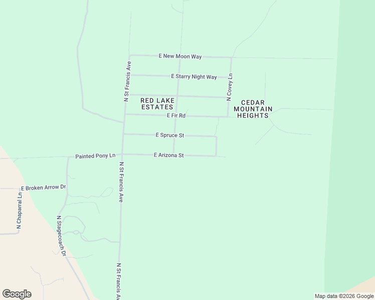 map of restaurants, bars, coffee shops, grocery stores, and more near 2352 East Spruce Street in Williams