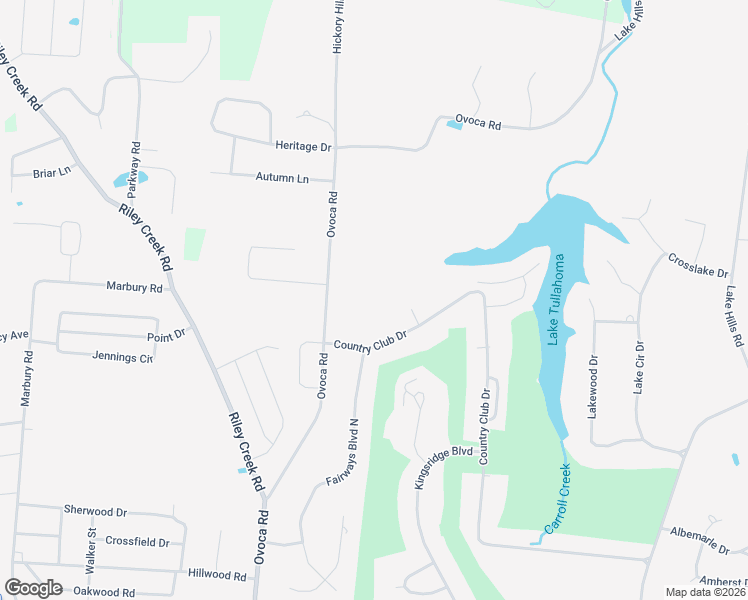 map of restaurants, bars, coffee shops, grocery stores, and more near 40 Spring Breeze Drive in Tullahoma
