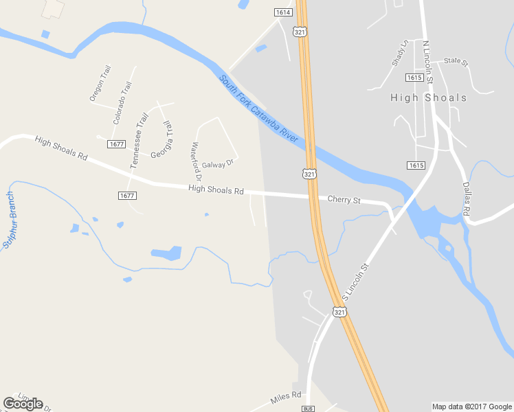 map of restaurants, bars, coffee shops, grocery stores, and more near 107 Strawberry Court in Lincolnton