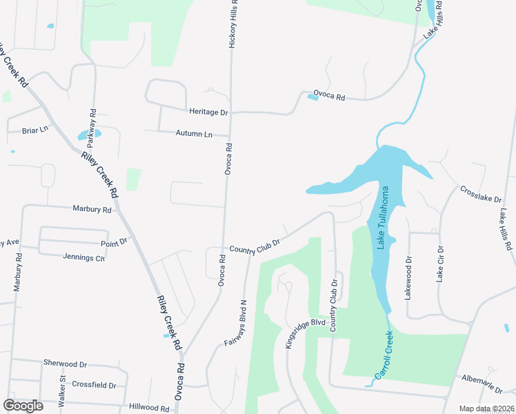 map of restaurants, bars, coffee shops, grocery stores, and more near 40 Spring Breeze Drive in Tullahoma