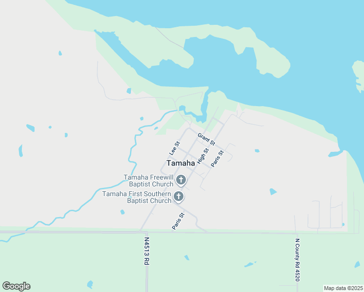 map of restaurants, bars, coffee shops, grocery stores, and more near 103 Olive Street in Stigler