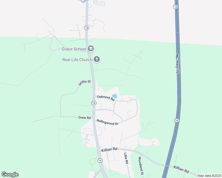 map of restaurants, bars, coffee shops, grocery stores, and more near 138 Helton Harris Road in Stanley
