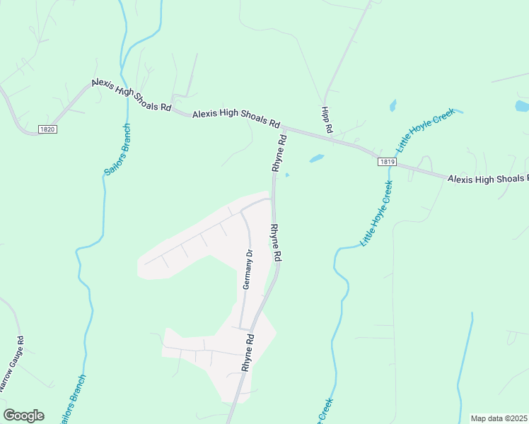 map of restaurants, bars, coffee shops, grocery stores, and more near 2439 Rhyne Road in Dallas