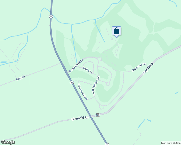 map of restaurants, bars, coffee shops, grocery stores, and more near 172 Azalea Lane in Snow Hill