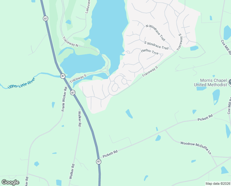 map of restaurants, bars, coffee shops, grocery stores, and more near 825 Hilltop Circle in Sanford