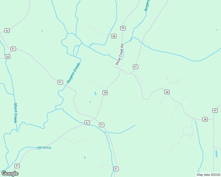 map of restaurants, bars, coffee shops, grocery stores, and more near 300-366 Co Road 38 in Riceville