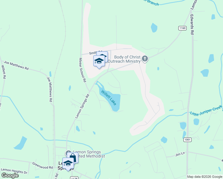 map of restaurants, bars, coffee shops, grocery stores, and more near 5113 Lake Willet Road in Sanford
