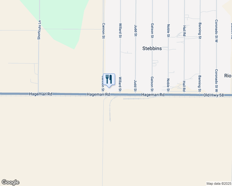 map of restaurants, bars, coffee shops, grocery stores, and more near 4235 Willard Street in Bakersfield