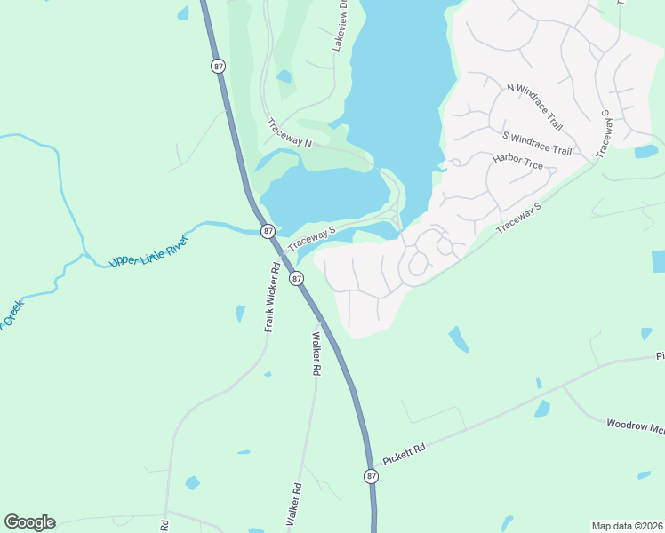 map of restaurants, bars, coffee shops, grocery stores, and more near 7031 Pine Road in Sanford