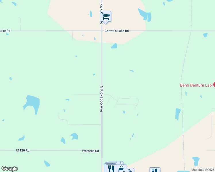 map of restaurants, bars, coffee shops, grocery stores, and more near 6331 North Kickapoo Avenue in Shawnee