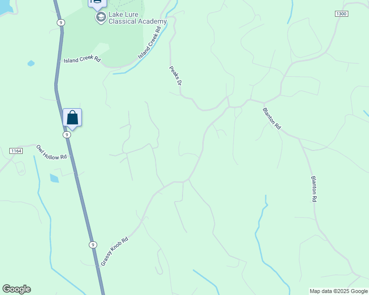 map of restaurants, bars, coffee shops, grocery stores, and more near 2594 Grassy Knob Road in Mill Spring