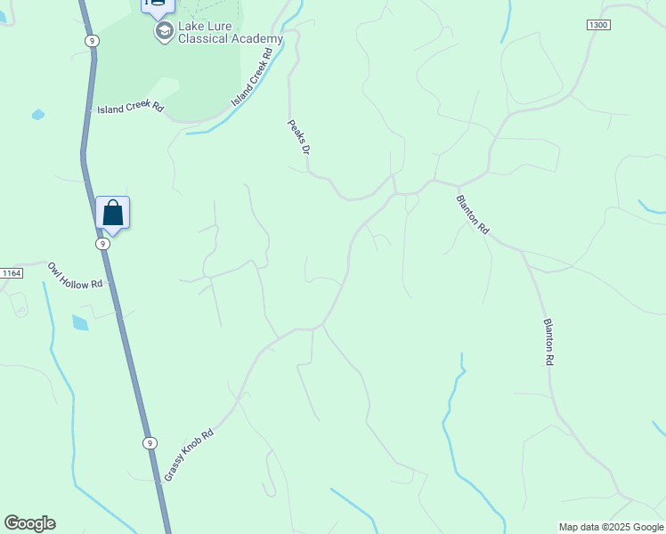 map of restaurants, bars, coffee shops, grocery stores, and more near 2594 Grassy Knob Road in Mill Spring