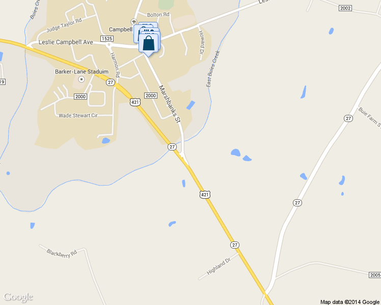 map of restaurants, bars, coffee shops, grocery stores, and more near 543 Marshbanks Street in Lillington