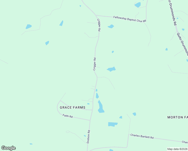 map of restaurants, bars, coffee shops, grocery stores, and more near 1558 Crigger Road in Millington