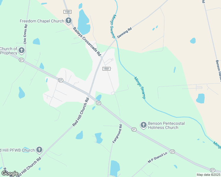 map of restaurants, bars, coffee shops, grocery stores, and more near 2273 Baileys Crossroads Road in Coats