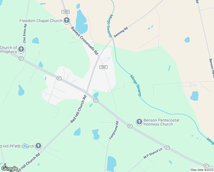 map of restaurants, bars, coffee shops, grocery stores, and more near 2273 Baileys Crossroads Road in Coats
