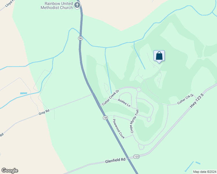 map of restaurants, bars, coffee shops, grocery stores, and more near Chickadee Loop in Snow Hill