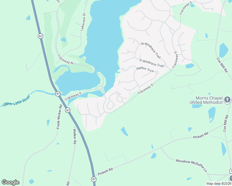 map of restaurants, bars, coffee shops, grocery stores, and more near 851 Eagles Nest Drive in Sanford