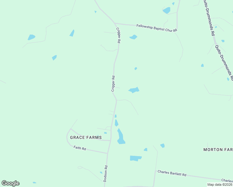 map of restaurants, bars, coffee shops, grocery stores, and more near 1558 Crigger Road in Millington