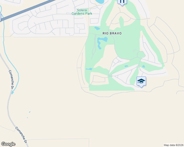 map of restaurants, bars, coffee shops, grocery stores, and more near 5010 Ventana Canyon Drive in Bakersfield