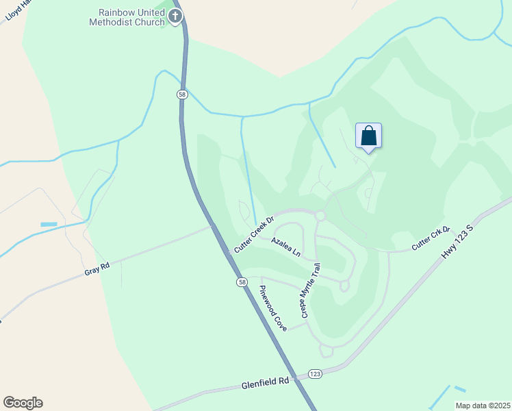 map of restaurants, bars, coffee shops, grocery stores, and more near Chickadee Loop in Snow Hill