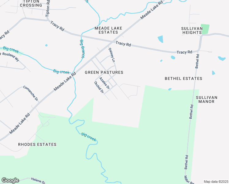map of restaurants, bars, coffee shops, grocery stores, and more near 217 Azalea Drive in Atoka