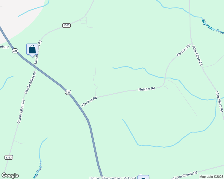 map of restaurants, bars, coffee shops, grocery stores, and more near 1435 Fletcher Road in Lawndale