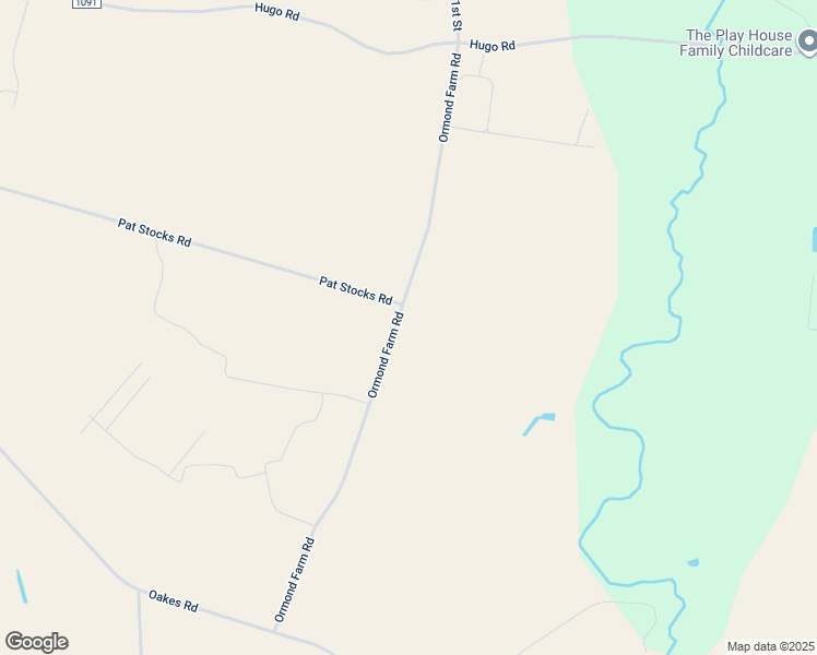 map of restaurants, bars, coffee shops, grocery stores, and more near 633 Ormond Farm Road in Hookerton