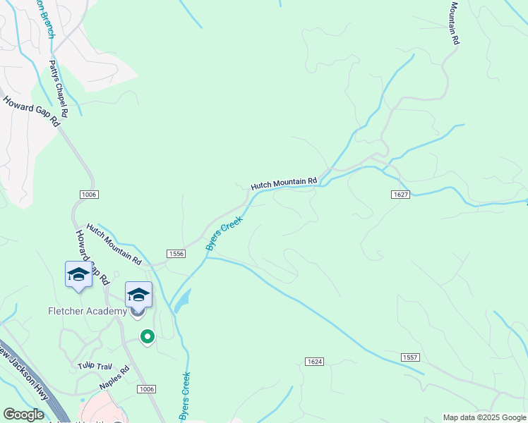 map of restaurants, bars, coffee shops, grocery stores, and more near 175 North Amble Lane in Fletcher