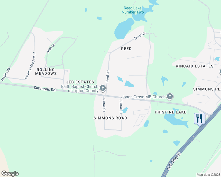 map of restaurants, bars, coffee shops, grocery stores, and more near 1079 Reed Circle in Drummonds