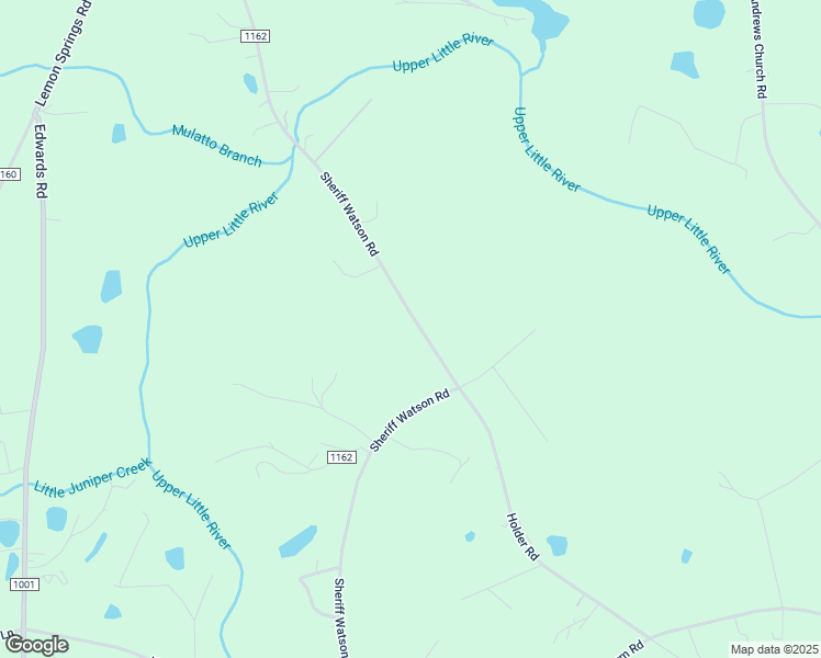 map of restaurants, bars, coffee shops, grocery stores, and more near 1220 Sheriff Watson Road in Sanford