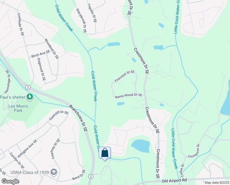 map of restaurants, bars, coffee shops, grocery stores, and more near 258 Rama Wood Drive Southeast in Concord